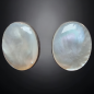 Boucles Nacre ovales à clips Argent 925