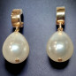 Boucles Perles de Majorque plaquées or