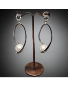 Boucles Perles de Majorque & Swarovski