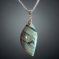 Pendentif Labradorite avec chaîne