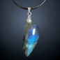 Pendentif Labradorite sur cordon