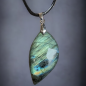 Pendentif Labradorite sur cordon
