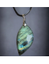 Pendentif Labradorite sur cordon