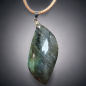 Pendentif Labradorite sur cordon