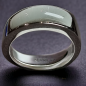 Bague Nacre Acier inox