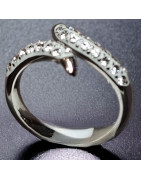Bague Zirconium Acier inox Taille 56