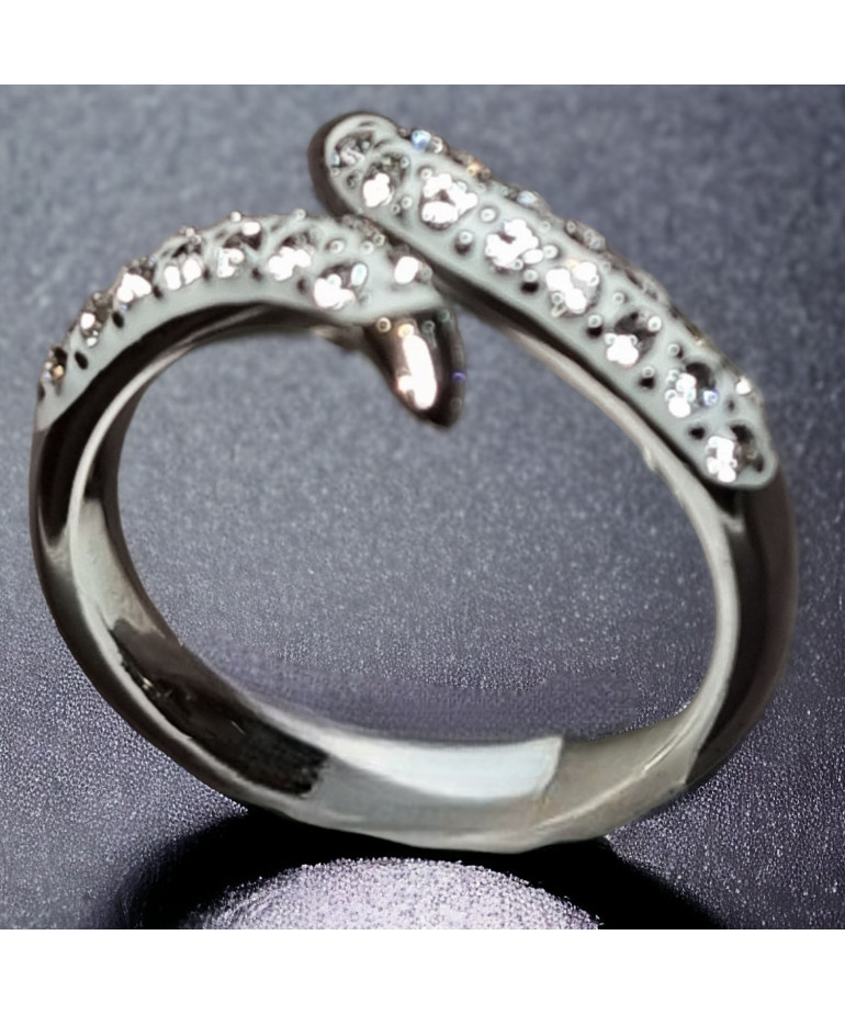 Bague Zirconium Acier inox Taille 56