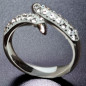 Bague Zirconium Acier inox Taille 56