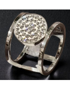 Bague Zirconium Acier inox Taille 55