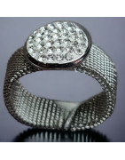 Bague Zirconium Acier inox Taille 59