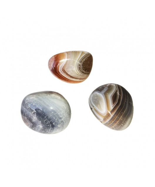 Pierre roulée Agate du Botswana