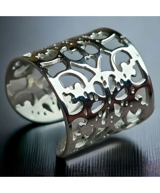 Bague Acier inox Taille 54+