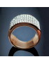 Bague Zirconium Plaquée or rose Taille 57