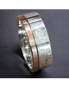 Anneau Zirconium Acier inox