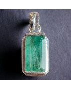 Pendentif Emeraude Argent 925