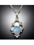 Pendentif Labradorite Argent 925 sur chaîne