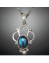 Pendentif Labradorite Argent 925 sur chaîne