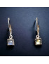 Boucles Labradorite carrées Argent 925
