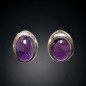 Boucles Améthyste Argent 925