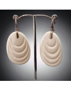 Boucles Ivoire Argent 925