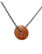 Pendentif Agate de feu donut