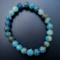 Bracelet Apatite bleue enfant pierres rondes 6mm Bracelet Apatite bleue enfant pierres rondes 6mm