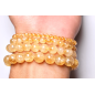 Bracelet Citrine enfant pierres rondes 6mm