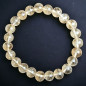 Bracelet Citrine enfant pierres rondes 6mm
