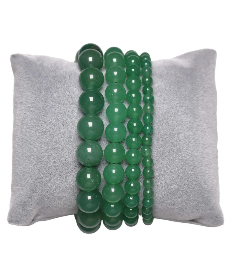 Bracelet aventurine verte enfant Pierres rondes 6mm