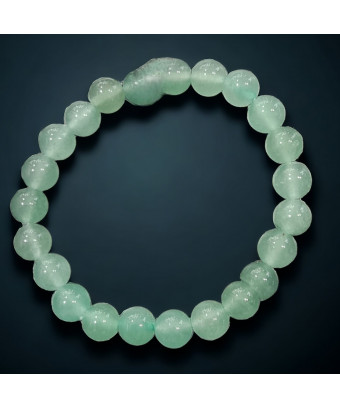 Bracelet aventurine verte...