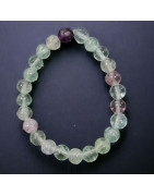 Bracelet Fluorite rainbow enfant Pierres rondes 6mm