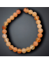 Bracelet Agate de feu enfant Pierres rondes 6mm