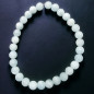 Bracelet Aigue marine Pierres rondes 6mm (s)