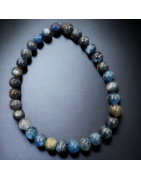 Bracelet Cyanite Bleue Pierres Rondes