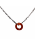 Pendentif Cornaline anneau