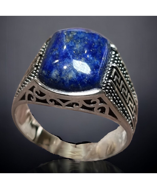 Bague Lapis-lazuli Argent 925 Taille 65