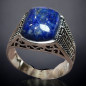 Bague Lapis-lazuli Argent 925 Taille 65