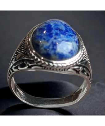Bague Lapis-lazuli Argent...