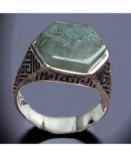 Bague Labradorite Argent 925 Taille 62