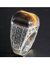 Bague Œil de tigre Argent 925 Taille 63