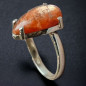 Bague Pierre de soleil Argent 925 Taille 54+ réglable