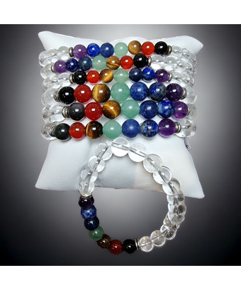 Bracelet Cristal de roche 7...