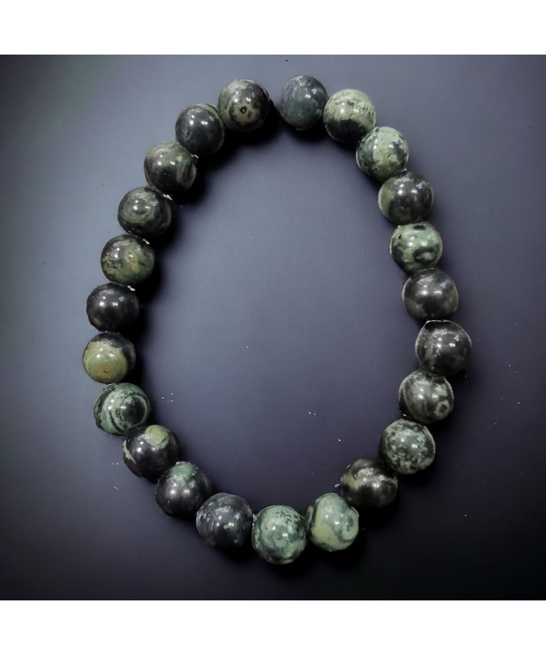 Bracelet Jaspe Kambaba Pierres rondes 6mm