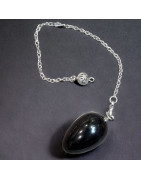 Pendule Obsidienne olive
