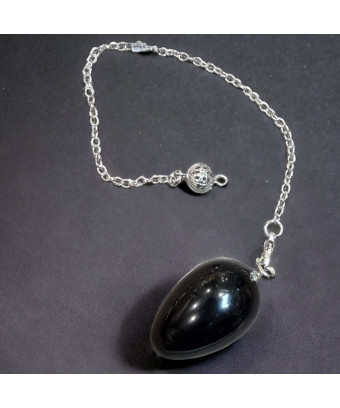 Pendule Obsidienne olive