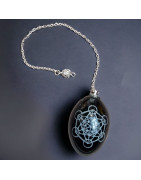 Pendule Obsidienne olive Métatron