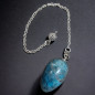 Pendule Apatite bleue olive