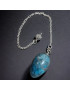 Pendule Apatite bleue olive