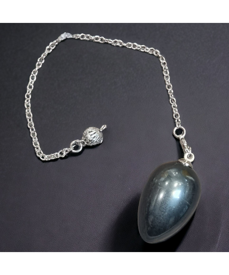 Pendule Hématite olive