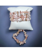 Bracelet Opale rose Baroque